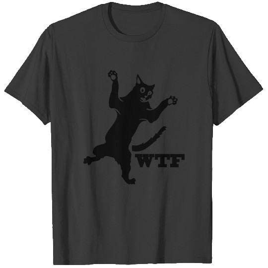 WTF cat T-shirt