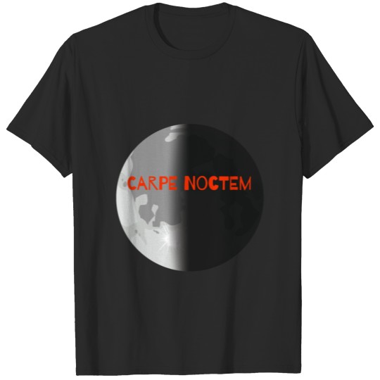 Discover Carpe Noctem Seize the Night Planet Earth T-shirt