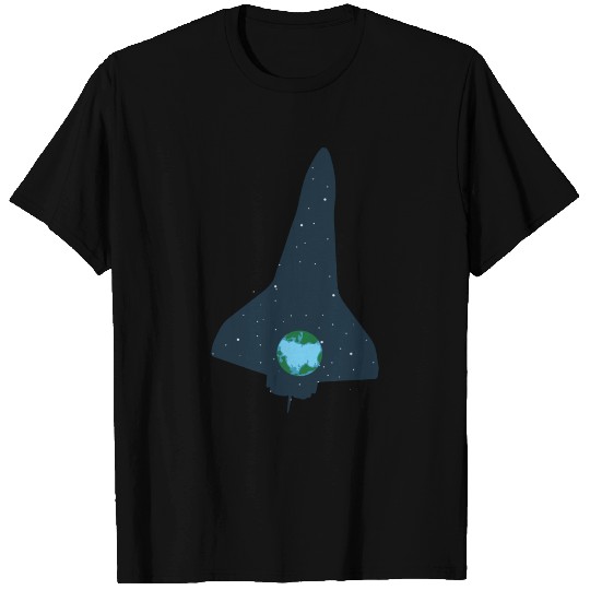 Spaceship | rocket space earth universe T-shirt