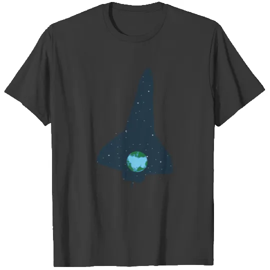 Spaceship | rocket space earth universe T-shirt