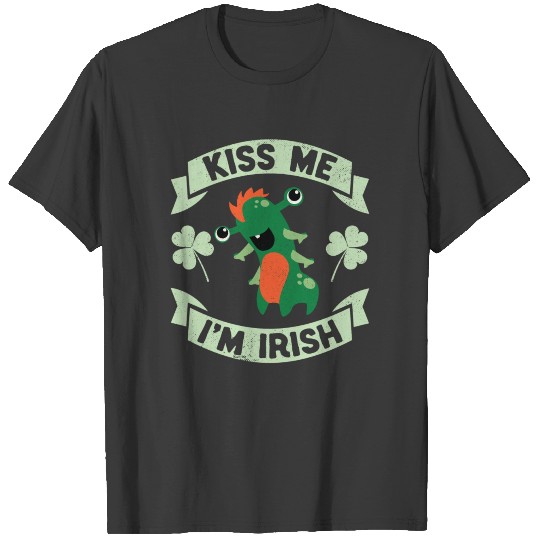 Discover Kiss Me I'm Irish Funny Monster St Patrick's Day T-shirt