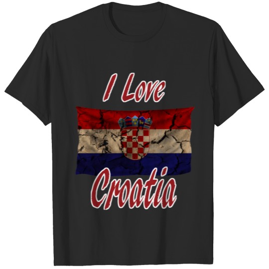 Discover I love Croatia T-shirt