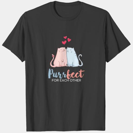 Evergreen Love Purr fect for each other T-shirt
