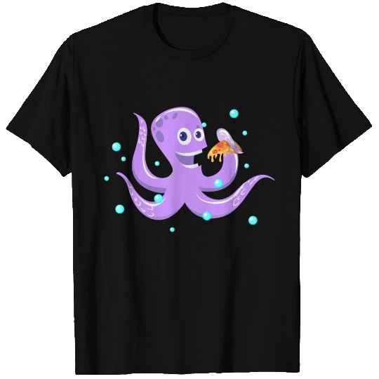 Octopus Eating Pizza T-shirt