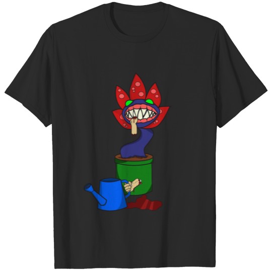 Discover Plant human eating pouring humor T-shirt