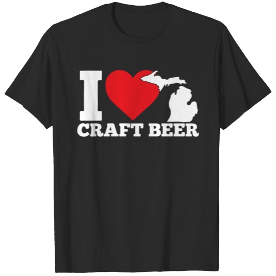 Discover Ladies I Love Michigan Craft Beer T-shirt