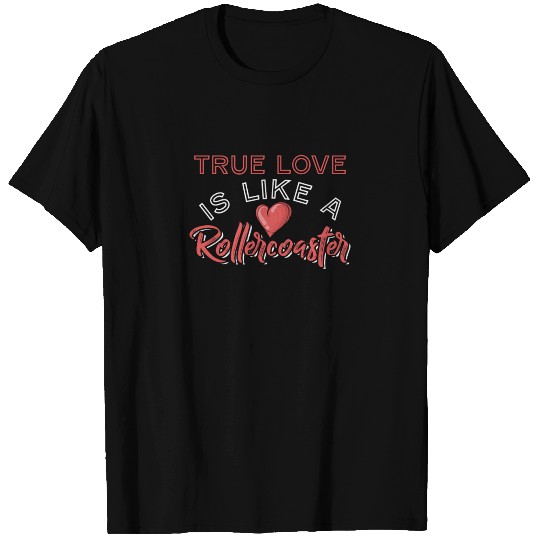 Love Is Like A Roller Coaster - Love, Heart - TB T-shirt
