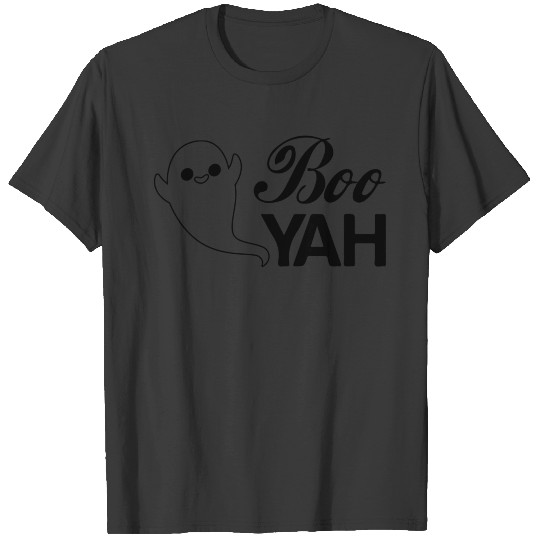 Boo YAH Ghost Boo Buh Poltergeist T-shirt