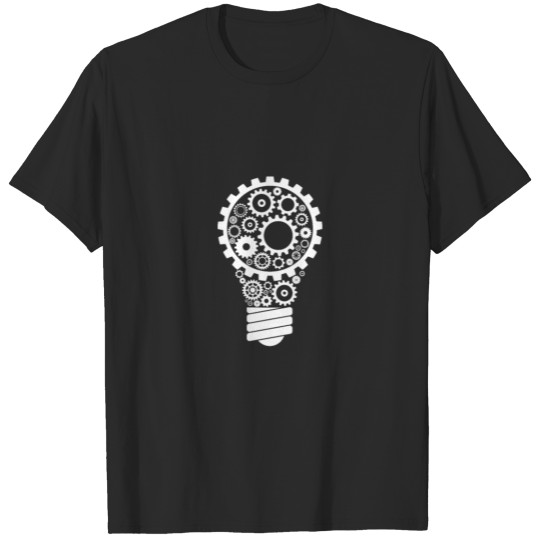 Discover Light bulb gears gift T-shirt