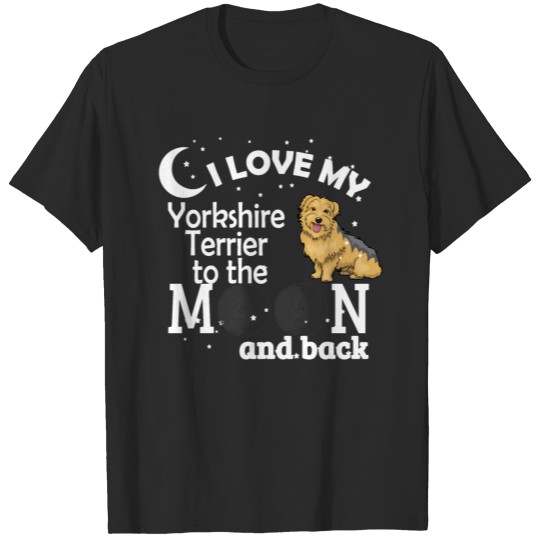 Discover i love my Yorkshire Terrier T-shirt