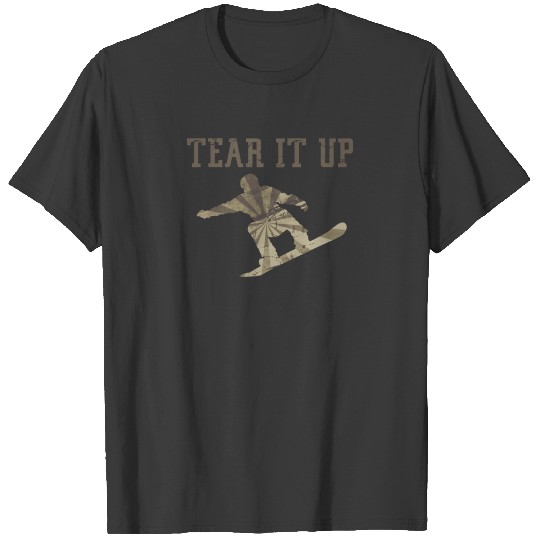 Snowboarder Snowboarding Tear It Up T-shirt