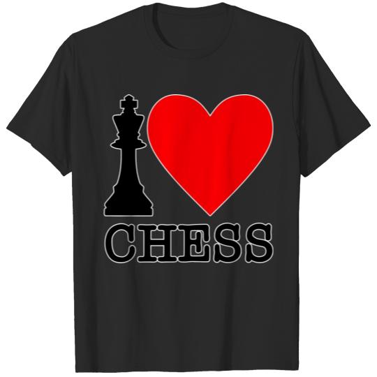 Discover Funny Chess Player Gift - I Love Chess T-shirt