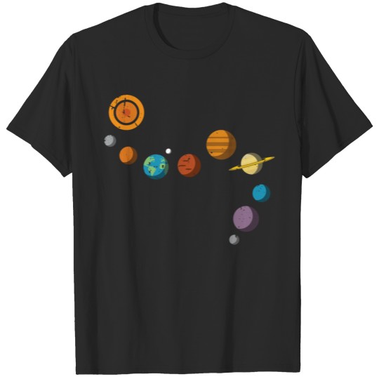 Discover Funny Solar System - Planets Stars Space - Humor T-shirt