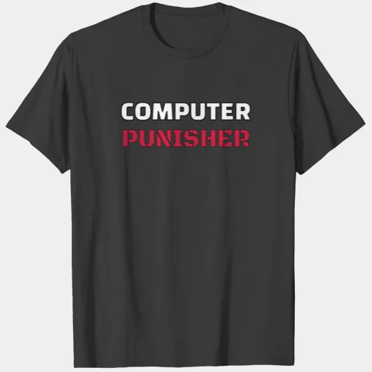 computer punisher T-shirt