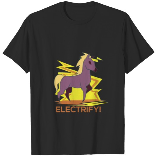 Discover Electrify Unicorn Tee Watt Volt Shirt Gift Idea T-shirt