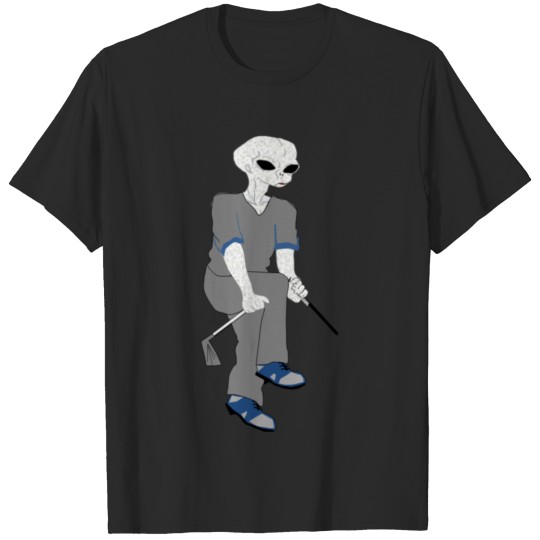 Gray Alien Breaking Club T-shirt