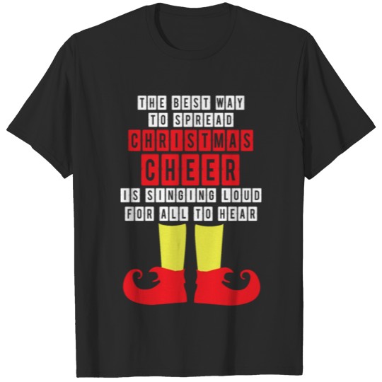 Discover Christmas Cheer Singing Loud For All To Hear T-shirt