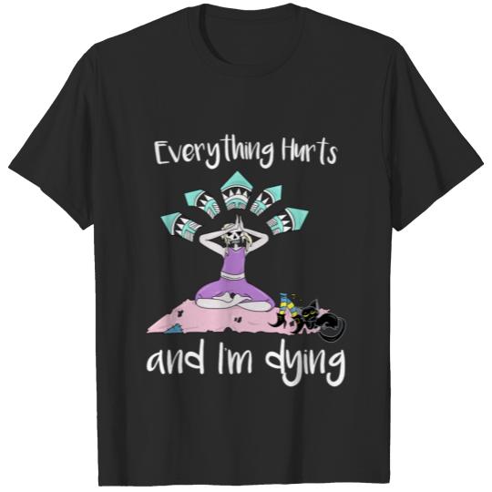 namaste witch halloween lotus bat funny gift yoga T-shirt