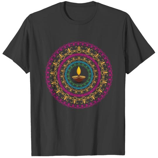 Diwali Light Mandala colorful - Gift Idea T-shirt