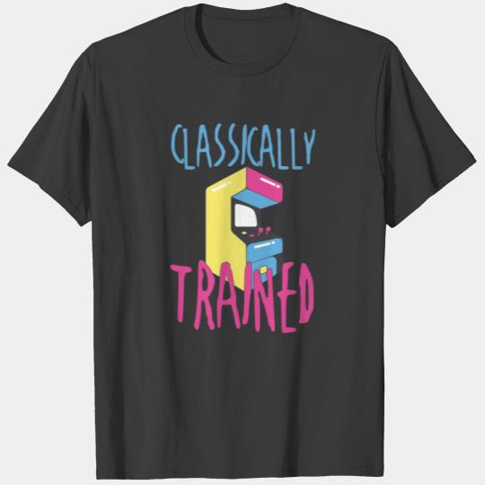 Classically Trained Arcade Game Video Game Gifts T-shirt