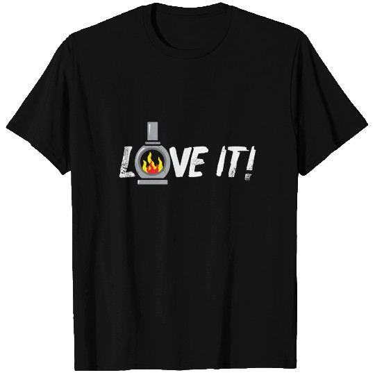 Love it Fireplace gift idea christmas kids T-shirt