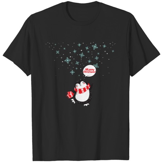 Discover Merry Chrismas Pinguin T-shirt