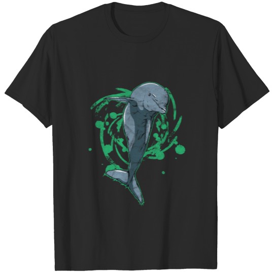 Discover Animal Print Gift Dolphin T-shirt