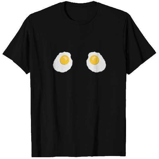 Funny Egg Boobs T-Shirt, Fried Egg Lovers Boobs T-shirt