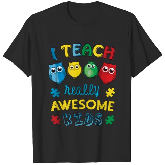 Discover Autism Teacher Autism Awareness T-shirt