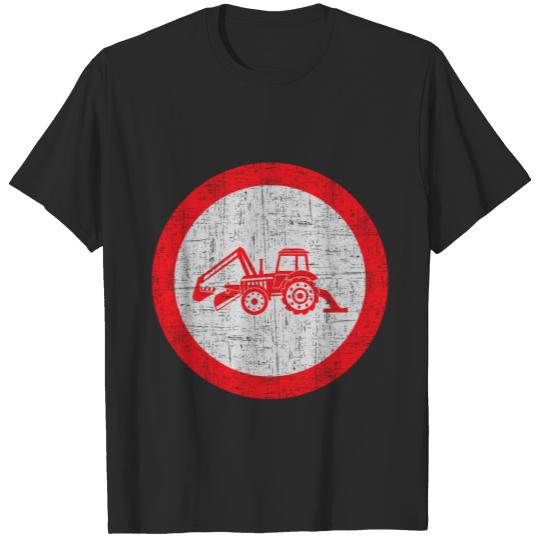 Discover Tractor Sign gift christmas children present T-shirt