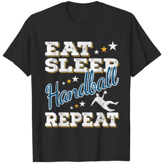 Discover Eat Sleep Handball Shirt Team Club Vintage Gift T-shirt