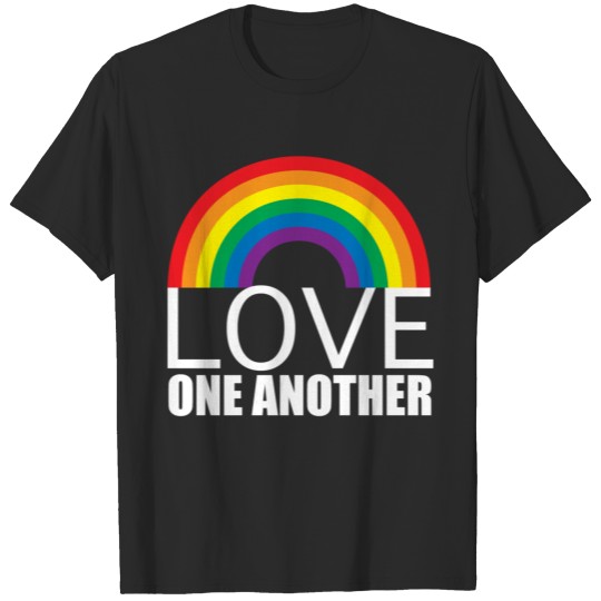 Discover Love One Another Rainbow T-shirt