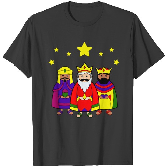 Holiday Graphic Novelty Three Kings Day T-shirt