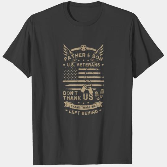 Army T-shirt - Father and Son ... U.S Veterans T-shirt