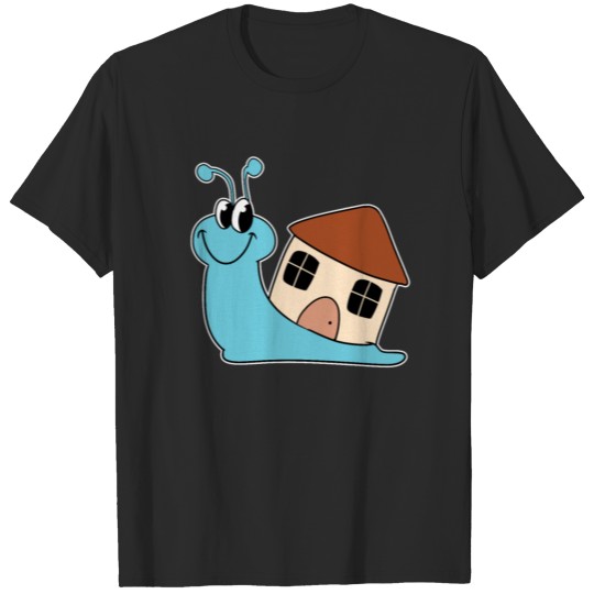 Discover snail house happy funny cool gift idea T-shirt