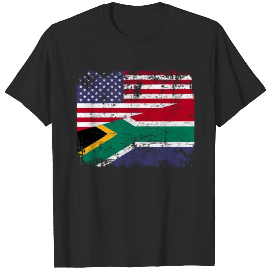Discover SOUTH AFRICAN ROOTS | American Flag | Gift T-shirt