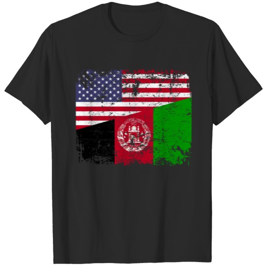 Discover AFGHAN ROOTS | American Flag | AFGHANISTAN Gift T-shirt
