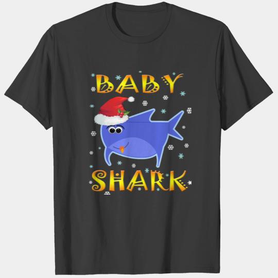Baby Shark Christmas Design Gift Idea T-shirt