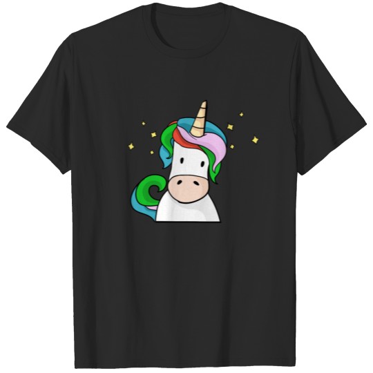 unicorn stars fantasy cute dreamy gift idea T-shirt