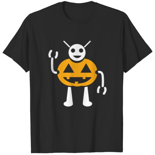 Discover Pumpkin Robot T-shirt