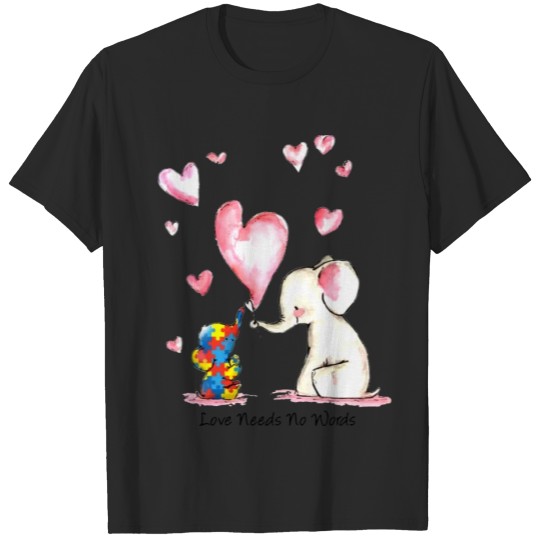 Discover love needs no words the love together between mom T-shirt