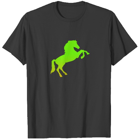 Discover Horse graphic green T-shirt
