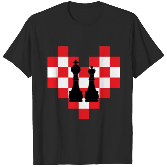 Discover Chess King Queen T-shirt