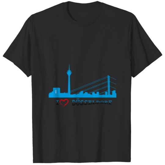 Discover Düsseldorf Germany city motive gift T-shirt