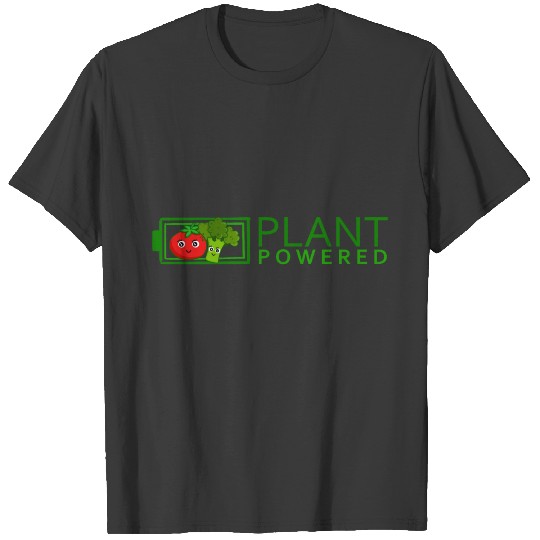 Vegan - Plant Powered Energy (Tomato Broccoli) T-shirt