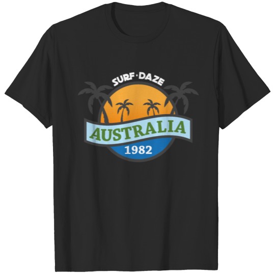 Discover Surf Australia Surfing Gift Present Idea T-shirt