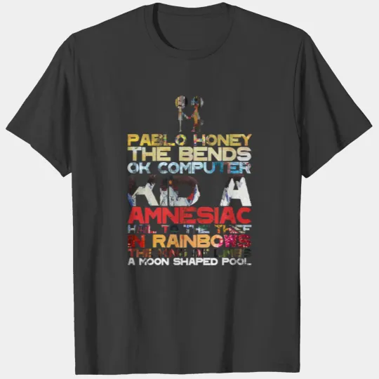 Radiohead Discography T-shirt