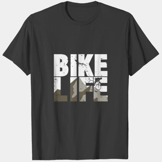 Bike Life Downhill birthday gift present christmas T-shirt