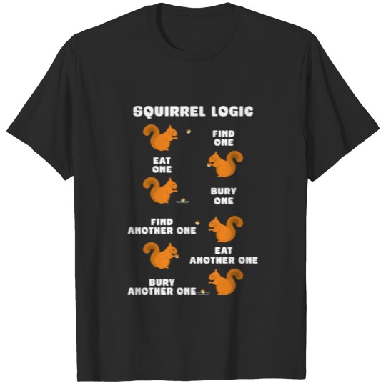 Discover Squirrel Logic Nuts T-shirt