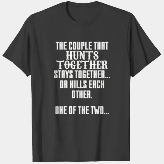 Jaeger couple husband wife getting married T-shirt